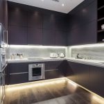 éclairage pour photo de décoration de cuisine