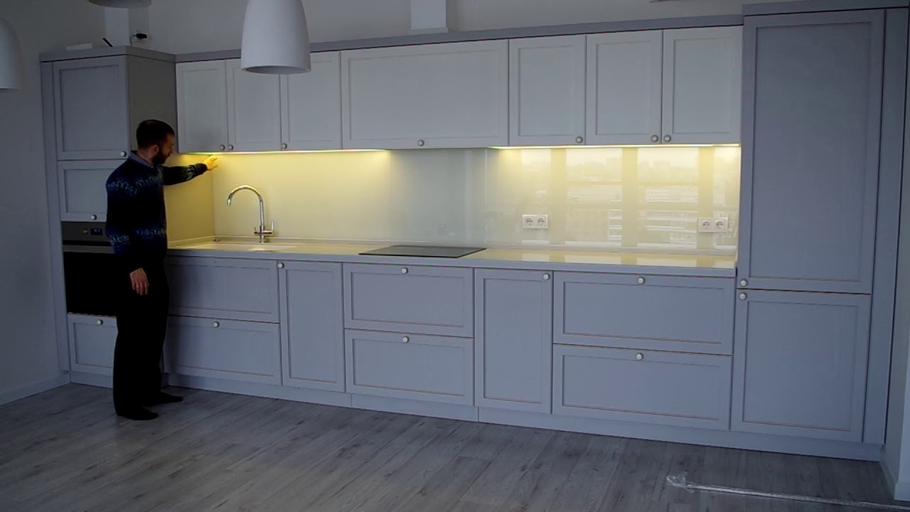 installation d'éclairage de cuisine