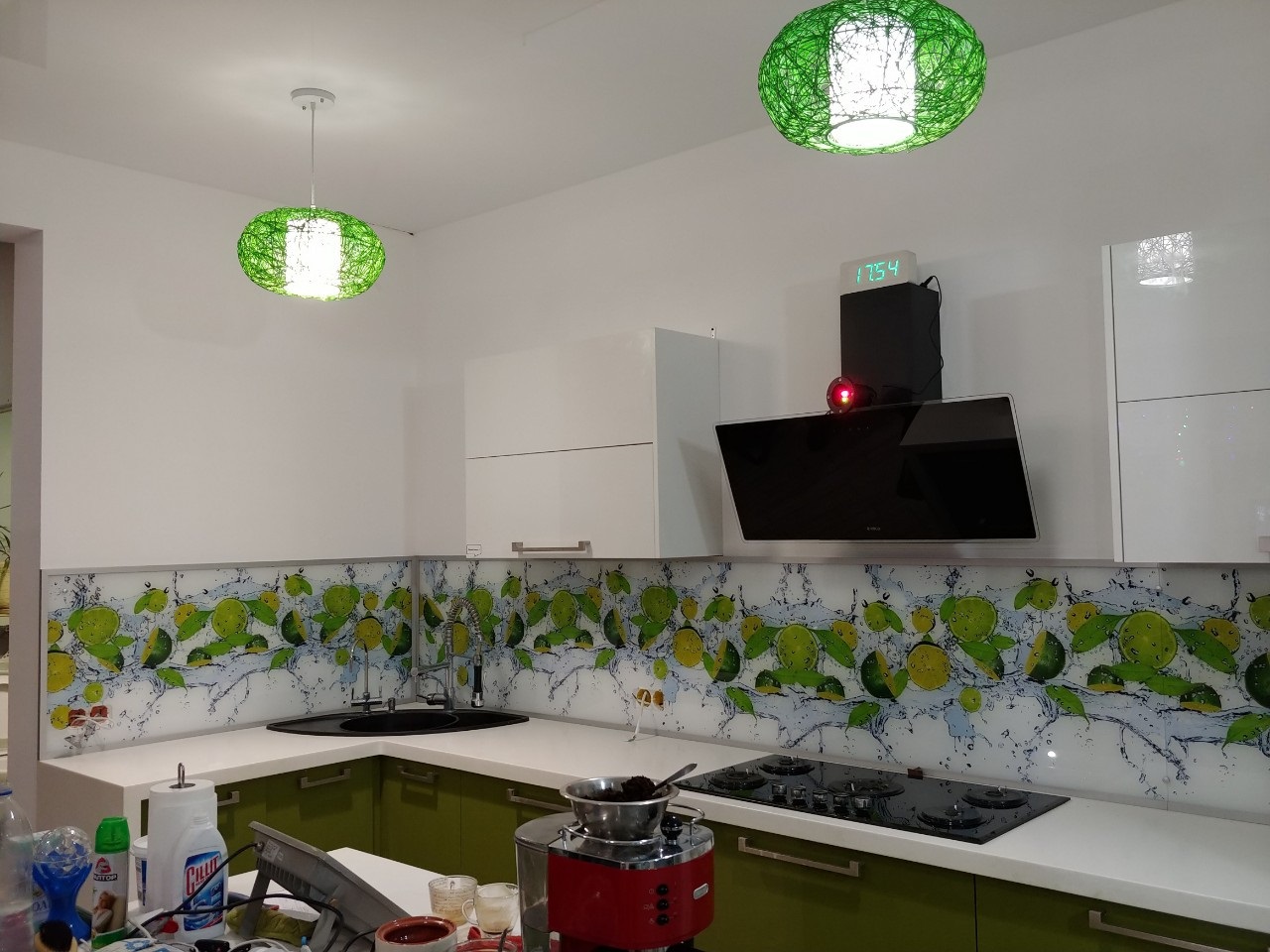 éclairage de plafond de cuisine