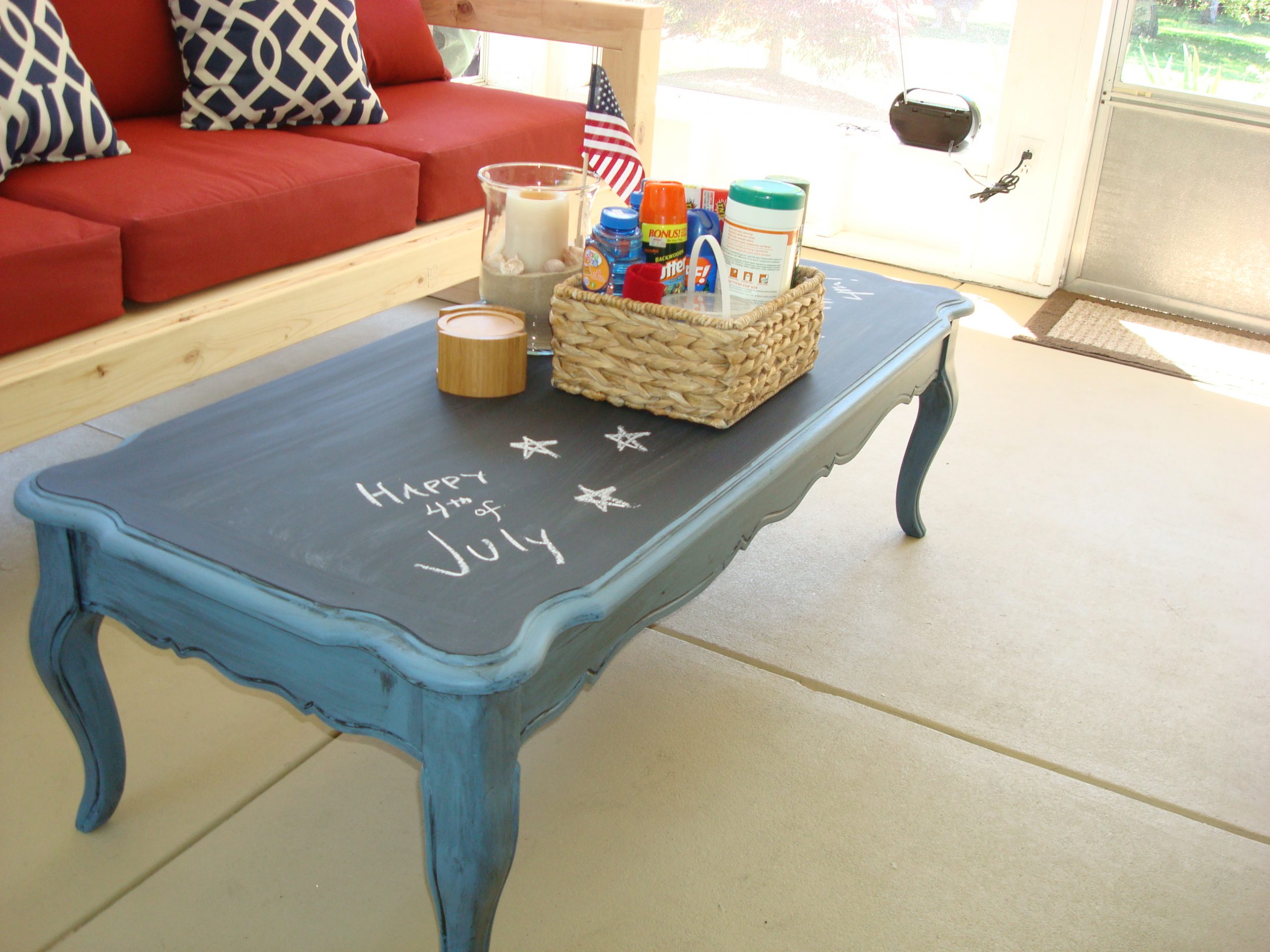 peindre l'ancienne table