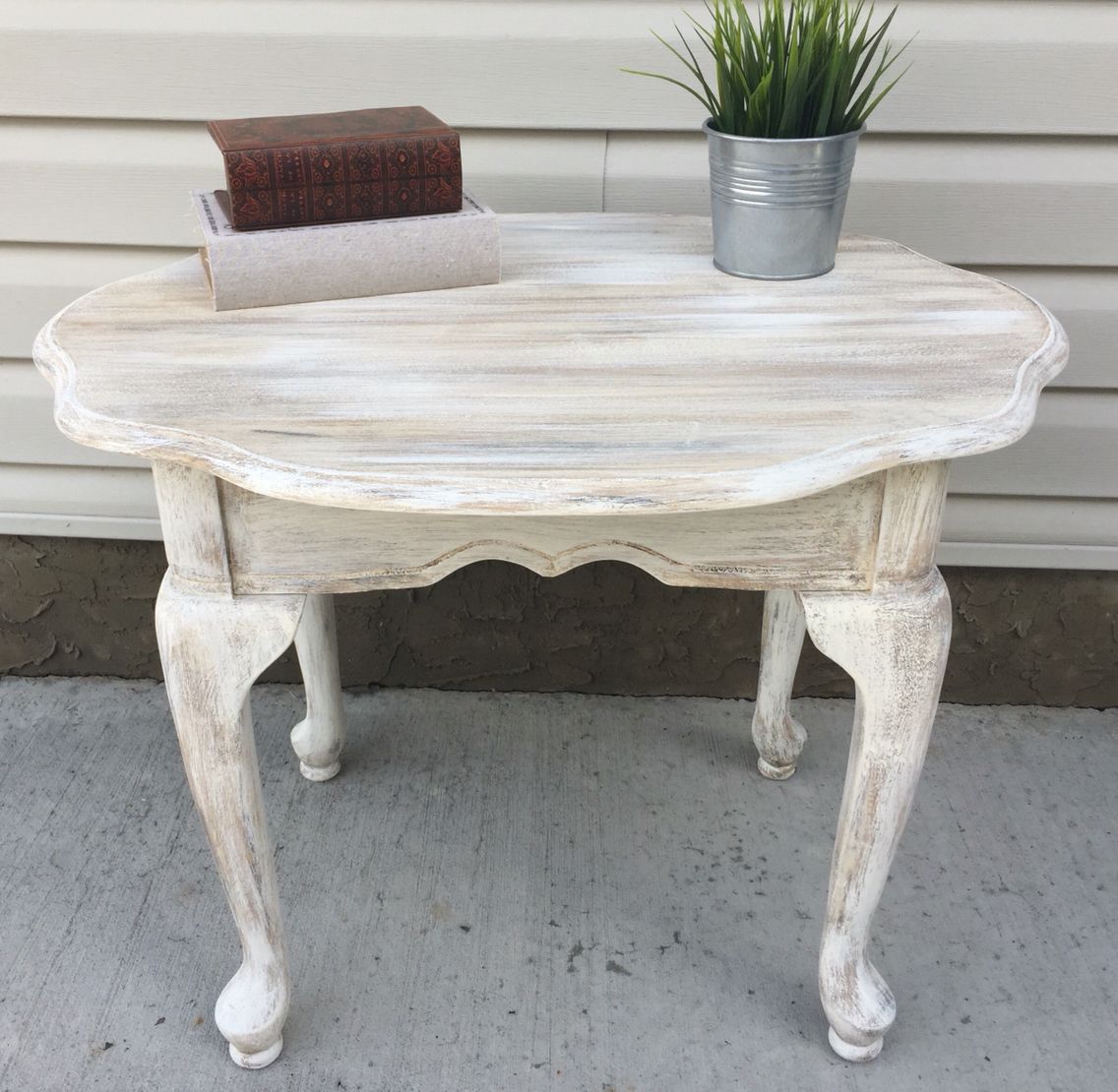 peindre la table en blanc