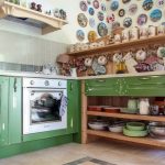 étagères pour les types de photo de cuisine
