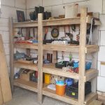 étagères et étagères dans le décor photo du garage