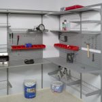 étagères et étagères dans la décoration photo du garage