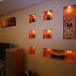 การตกแต่งชั้นวาง drywall photo