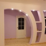 ไอเดียตกแต่งภายในชั้นวางของ drywall