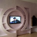 ไอเดียตกแต่งภายในชั้นวางของ drywall