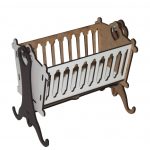 berceau de lit de poupée