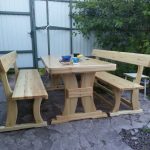 table maison dans le gazebo