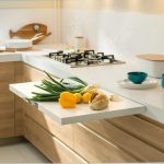 table combinée dans la cuisine