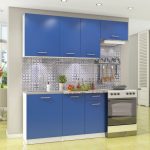kitchen furniture blue cabinets