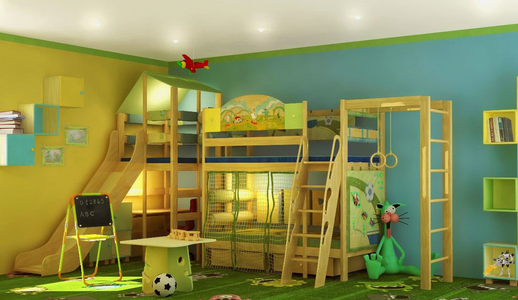bed-play area