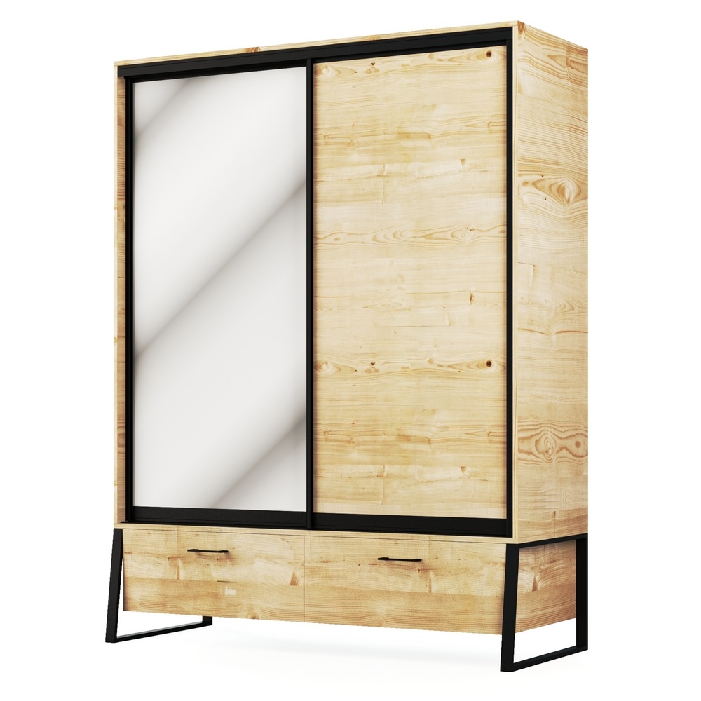Kleiderschrank aus Naturholz