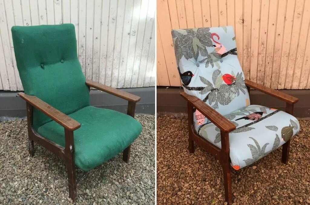 restauration de la chaise photo