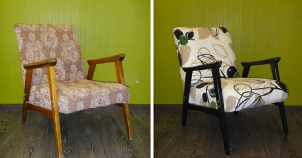 restauration d'un fauteuil soviétique