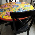 restauration de table et types de peinture