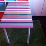 restauration de table et revue de photo de peinture