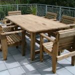 table mince dans le gazebo