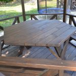 table de gazebo hexagonale simple