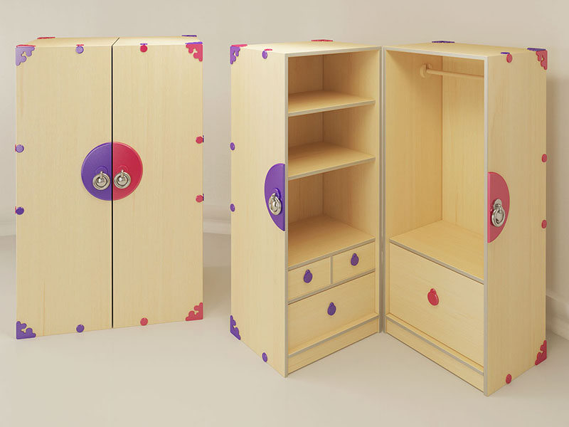 armoire en contreplaqué pour la pépinière