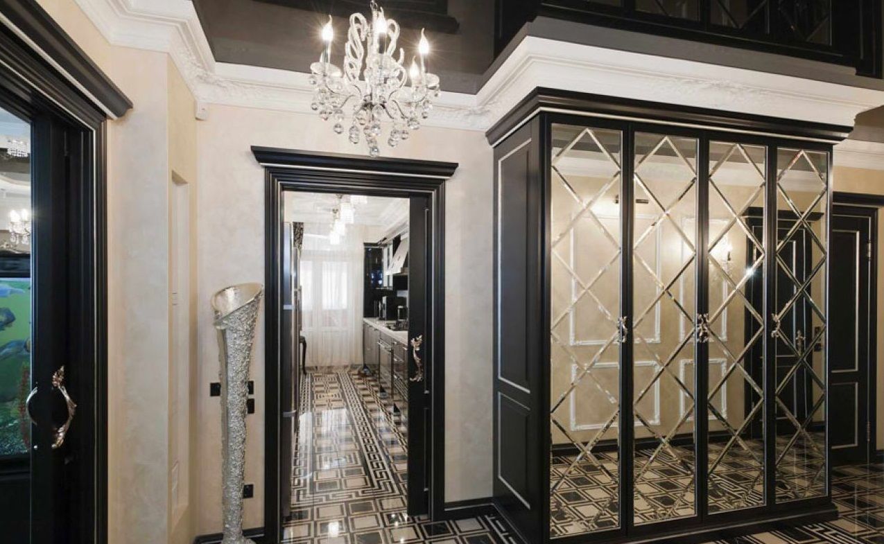 wardrobe with facet design ideas