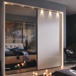 Kleiderschrank mit Lichtdeko Ideen