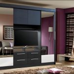 Kleiderschrank mit TV-Design-Ideen