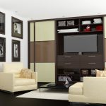 Kleiderschrank mit Fernseher
