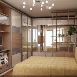 Kleiderschrank mit TV-Innenraum