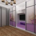 Kleiderschrank mit TV-Inneneinrichtungsideen