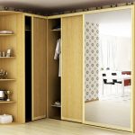 Eckgarderobe gelb
