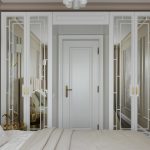 Kleiderschrank um die Tür Designfoto