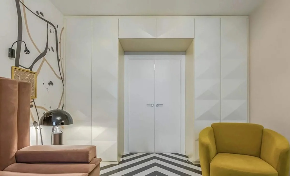 Fotoideen für den Kleiderschrank rund um die Tür