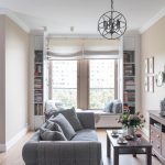 Kleiderschrank um das Fenster mit Sofa-Fotoideen