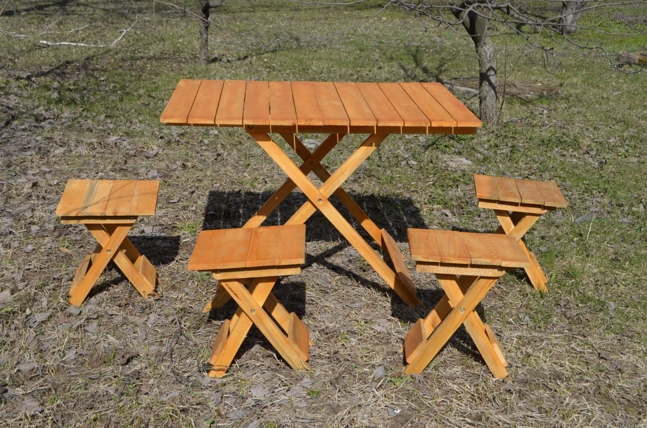 dimensions de la table pliante