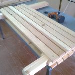 haciendo una mesa plegable