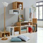 un support pour jouets dans les types de décoration de pépinière