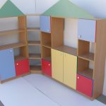 un support pour jouets dans une décoration photo pépinière