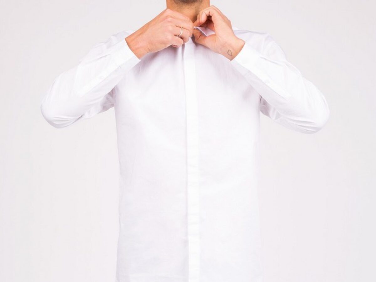 chemise blanche javel