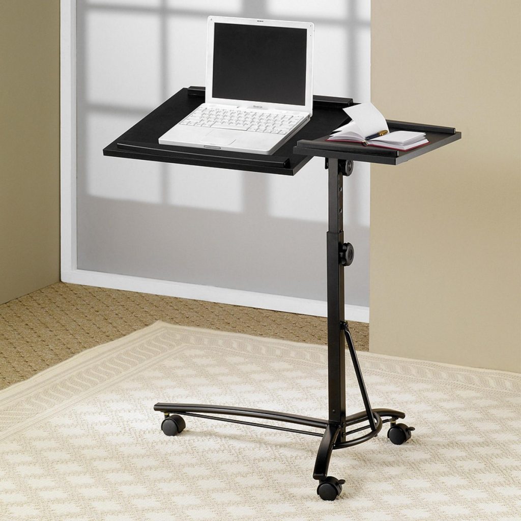 mesa para laptop con ruedas
