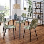 table de cuisine en verre