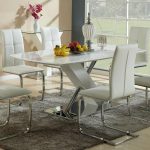 table de cuisine blanche sur pied
