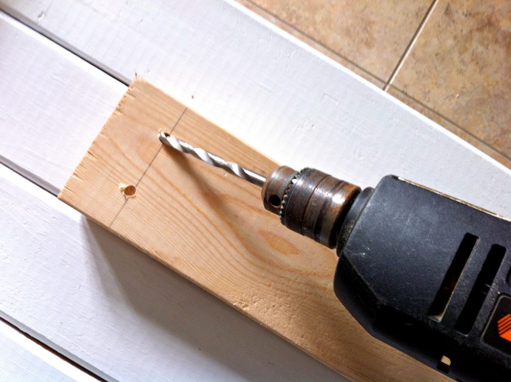 percer avec une perceuse