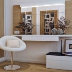 coiffeuse avec miroir photo