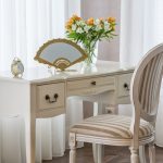 coiffeuse avec options de miroir