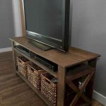 meuble tv marron