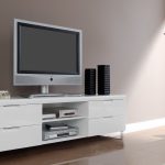 Meuble TV avec étagères