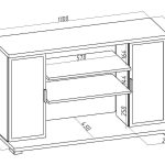 dessin de meuble tv