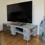 Meuble TV en palettes