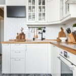 armoire de cuisine blanc